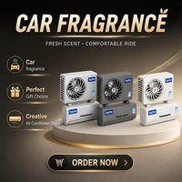 Diffuseur solaire rotatif de parfum pour voiture, désodorisant décoratif mini AC avec pastilles parfumées rechargeables
