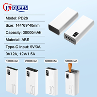 Batterie externe portable haute capacité personnalisée 10000 mAh avec charge rapide, stations d'alimentation 30000 mAh et 20000 mAh, puissance de sortie 10 W et 20 W