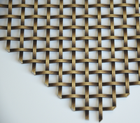 Rideau décoratif en maille en métal Treillis métallique Écran de séparation d'hôtel Maille décorative en acier inoxydable pour mur rideau