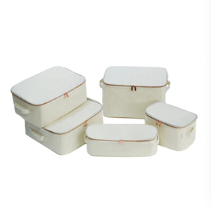 Felt Laundry Baskets Storage Box With Handles