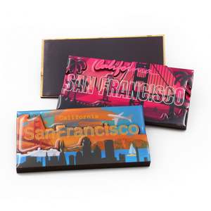 Imán de Frankfurt, Alemania, Fabricante de Imanes de Ciudades, Recuerdos Personalizados Naturales, Imán de Madera MDF para Refrigerador - Product Image 2