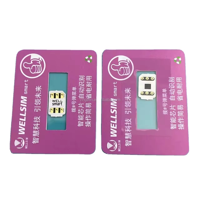 New Generation Wellsim Sim Card Smart With QPE for IP6 to 16 Promax Also Can for Version Ios 18.3 Most Stable