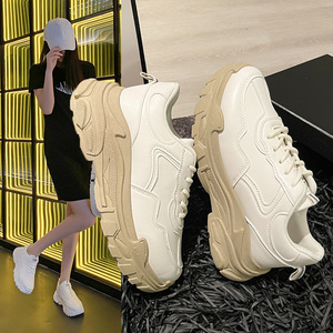 Nuevas Zapatillas Deportivas de Mujer para Primavera y Otoño, con Cordones, Suela Gruesa, Transpirables, Estilo Casual - Product Image 2