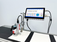 Impresora de Inyección de Tinta Térmica de Alta Velocidad de 10 Pulgadas, Impresora de Codificación Continua Digital para Logotipos, Fechas y Números de Lote