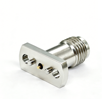 Connecteur coaxial RF 2.92-KFD0.6FD 50 ohms DC-40 GHz, installation à bride 2 trous, fiche femelle en acier inoxydable, aiguille de précision