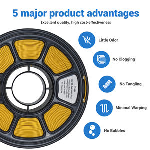 Filamento de PLA de Seda HYZHTA HY234 de 1.75 mm y 1 kg, Color Dorado, para Impresora 3D, 330 m de Longitud, Certificado CE ROHS, Alta Calidad - Product Image 3