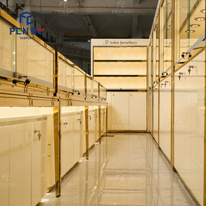 Vitrine <span class=keywords><strong>murale</strong></span> de luxe <span class=keywords><strong>pour</strong></span> <span class=keywords><strong>bijoux</strong></span>, éclairage LED haut de gamme, étagère <span class=keywords><strong>murale</strong></span> <span class=keywords><strong>pour</strong></span> les boutiques de <span class=keywords><strong>bijoux</strong></span> - Product Image 5