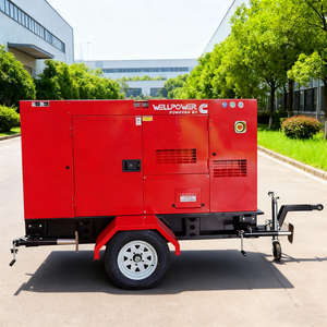 Generador Móvil Trifásico sobre Remolque de 30-65kVA con Certificación ISO/CE y 1 Año de Garantía - Product Image 3