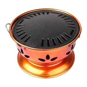 PINNOVO-Parrilla de barbacoa de carbón portátil, parrilla de barbacoa de acero inoxidable, para mesa de restaurante, carbón vegetal - Product Image 3