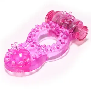 Time-lapse Ejaculation Penis Sleeve Stimulation Silicone Men Vibrating Cock Ring Vibrator For Man Adult Toys