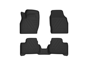 Autobo pour Volkswagen Polo <span class=keywords><strong>Plus</strong></span> 2019-2024, tapis de sol de voiture en TPE sur mesure, toutes saisons, ensemble complet, 100% imperméable, facile à nettoyer - Product Image 2