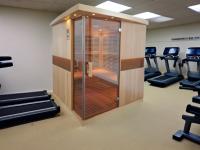 Sauna de Infrarrojos Lejanos de Diseño Moderno para 6 Personas, Bajo EMF, para Uso Comercial y Doméstico, con Madera de Hemlock Sólida de Calidad Comercial