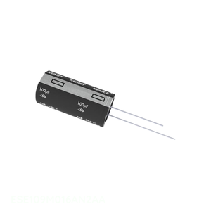 Condensateur traversant à aluviens radiaux 10 mF ESE109M016AN2AA, canal fabricant, 105°C - Product Image 1