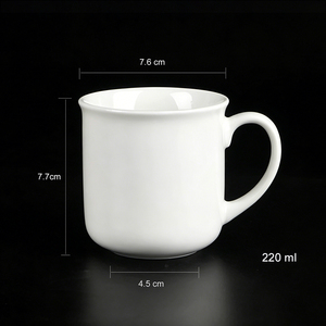 Tazze da Caffè in Ceramica Bianca Classica Mini da 15 oz, Carine e di Qualità, Personalizzabili, Fatte a Mano, Lavabili in Lavastoviglie e Utilizzabili in <span class=keywords><strong>Microonde</strong></span> - Product Image 3