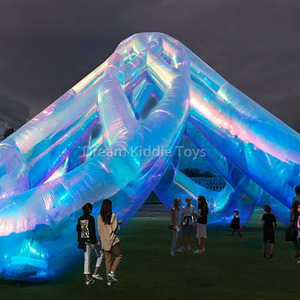 Наружная декоративная надувная арочная Арка из ПВХ, прозрачная светодиодная подсветка, надувная отражающая зеркальная арка - Product Image 6