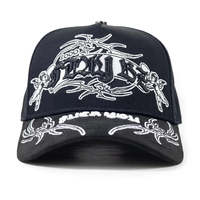 Cappelli Baez di Tendenza con Visiera Curva, Logo Ricamato 3D alla Moda, Qualità G5, 5 Pannelli, Chiusura in Metallo, Cappellini da Baseball per Uomo