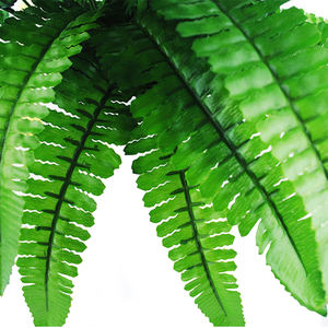 Fabrika fiyat yapay bitki plastik yeşil yapraklar farsça çim yaprağı açık kapalı bahçe dekorasyon yapay yaprak - Product Image 3