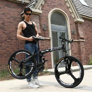 Bicicletta Pieghevole da Montagna 26 Pollici per Adulti e Studenti, con Cambio a Velocità Variabile, Freni a Doppio Disco, Telaio Ammortizzato - Vendita all'Ingrosso e al Dettaglio - Product Image 2