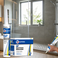 GUFENG GP Mastic silicone direct pour fissures de béton, pour cadres de fenêtres et de portes