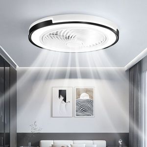 2024 nouveau ventilateur de plafond LED intelligent moderne avec conversion de fréquence silencieuse légère pour chambre à coucher et restaurant maison alimenté en courant alternatif - Product Image 1