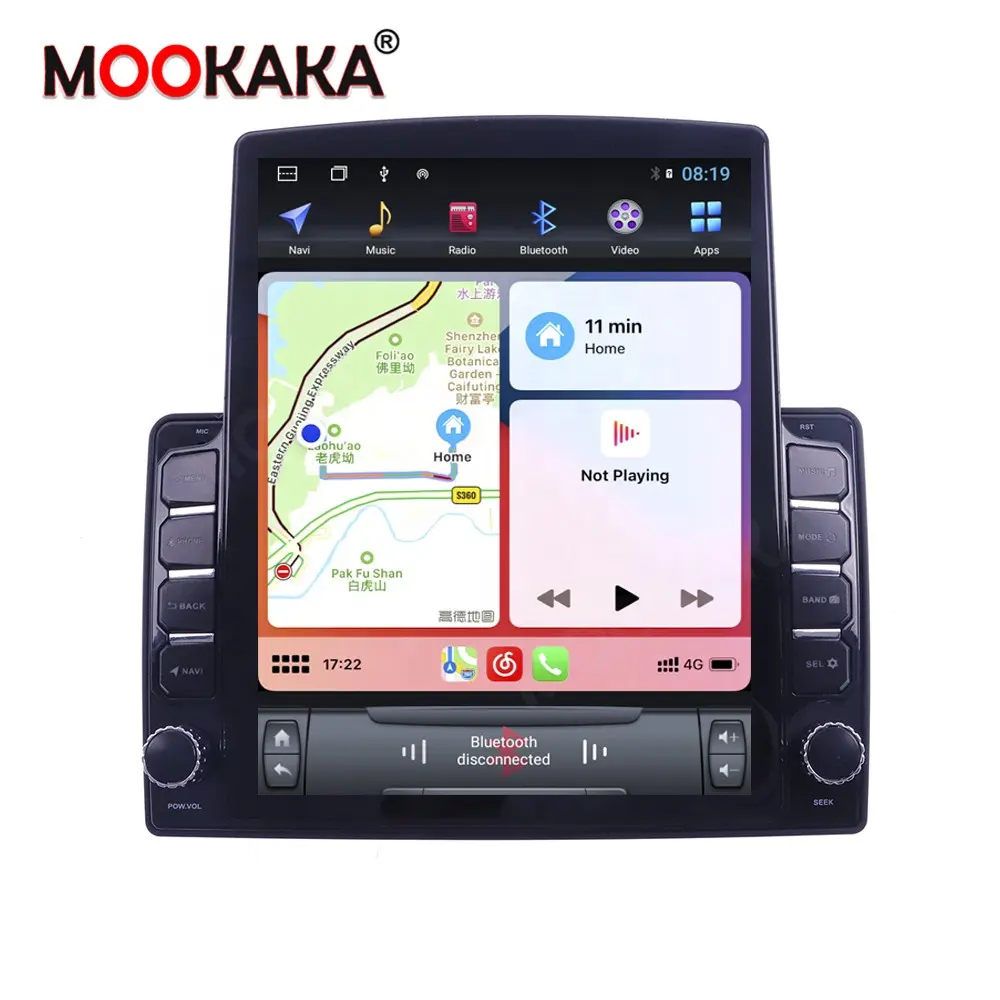 Pemutar DVD Mobil, Pemutar Multimedia Radio Android Navigasi GPS Mobil, Kepala Stereo Radio Otomatis untuk Lada Granta 2011-2017