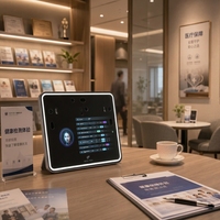 Miroir Intelligent FEIPU AI Wellness avec Affichage Tendance Interactif, Capteur Intelligent Alimenté par Prise, Compatible Wi-Fi Multi-Scénarios et Fonctionnalités de Suivi de Santé