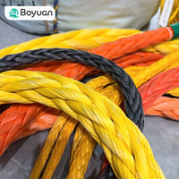 Cordon tressé UHMWPE Boyuan 12 brins 16 mm 48 mm, corde de macramé Dyneema, corde d'amarrage marine épaisse, câble de bateau, corde de remorquage de navire