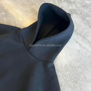 เสื้อมีฮู้ดสำหรับผู้ชายผ้าคอตตอนผ้าเกล็ดปลาแบบ100% สไตล์สตรีทแวร์เนื้อผ้าเทอร์รี่400ออกแบบได้ตามต้องการ - Product Image 1