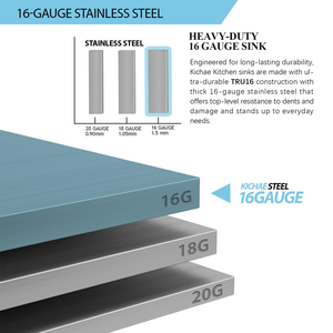 Nano-tráng thép không gỉ thanh Bồn Rửa Nhà Bếp bát đôi với cống và tràn các tính năng hai lỗ với vòi nước - Product Image 3