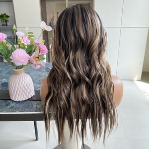 วิกผมสังเคราะห์แบบลูกไม้โปร่งใส 13x4 คุณภาพสูง ทนความร้อน เส้นใยเรียบเนียน แบบลอน ราคาส่งจากโรงงาน - Product Image 5