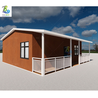 Maison conteneur de luxe de 20 et 40 pieds Petite maison plate avec 2 chambres à coucher avec salle de bain et cuisine pour appartement