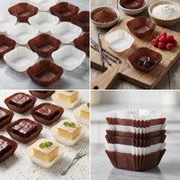 Gobelets en papier jetables pour la cuisson des gâteaux, des muffins et des cupcakes, pour la boulangerie et la pâtisserie maison