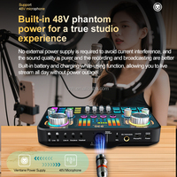 TNH S30 Carte son USB professionnelle de diffusion en direct audio pour téléphone ordinateur PC enregistrement-pour Home Studios & Podcasting