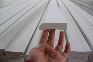 Plinthes décoratives modernes en pin pour intérieur, hôtel, maison – Décoration d'angle en MDF durable et écologique - Product Image 5