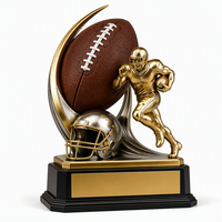 Trophées de football américain, trophées de football, trophées de championnat de football, trophée sportif personnalisé, trophée en métal personnalisé, récompense