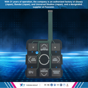 Tùy chỉnh-thực hiện 3M dính không thấm nước Màn hình cảm ứng bàn phím/Bàn phím màng chuyển đổi - Product Image 4