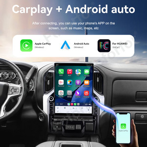 Foforfor 16.2'' 4K Android 15 Screen Car Radio Multimedia Player Navigation for <strong>Chevrolet</strong> Silverado2019-2023 Head Unit Carplay - Product Image 3