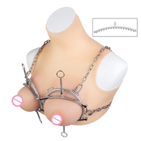 Metall-Nippelklemmen Bondage Brust Accessoires mit Reizkette Brustfesselungs-Stimulator Nippel BDSM Geräte für Paare