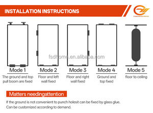 עיצוב מודרני מסך נירוסטה מחיצת חדר דקורטיבי מפריד עם זכוכית לבית ולמשרד הפנים - Product Image 4