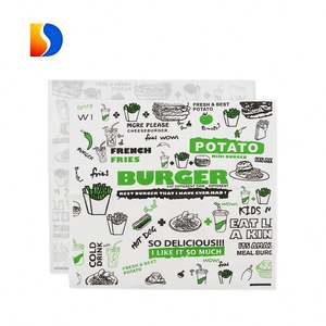 Printed <b>Greaseproof</b> <b>Paper</b> High Quality Food Grade Baking <b>Paper</b> Sheets for Sandwiches and Burgers - Product Image 2