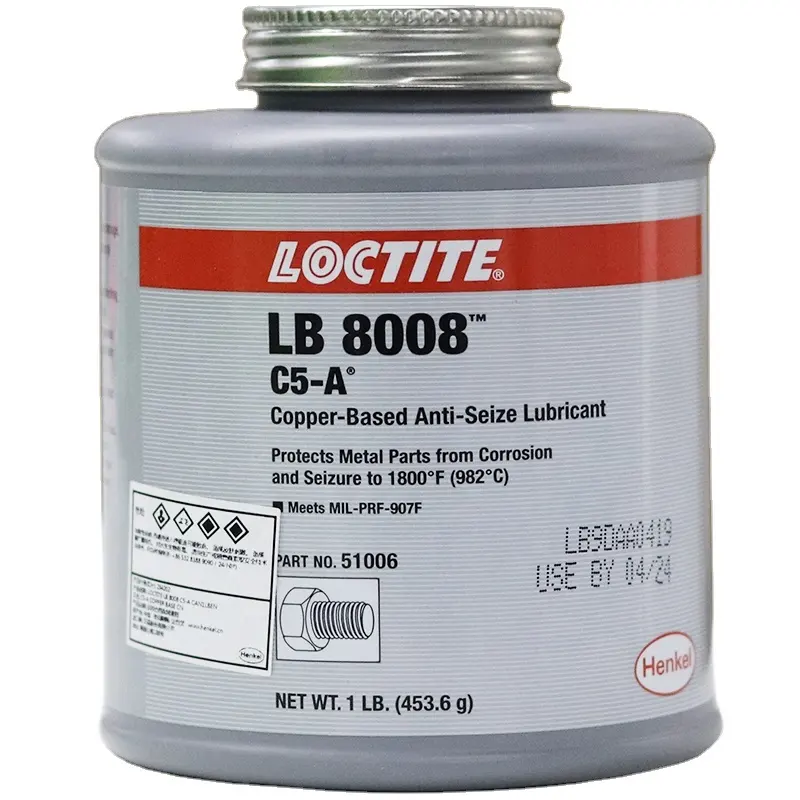 Henkel Loctite LB 8008 Smooth Copper-based Anti-seize Industrial Oil Lubricant