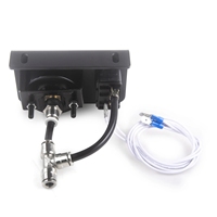 Pompe à air 12V/24V/siège de camion/interrupteur de commande de démarrage à ressort pneumatique vanne à palette manuelle électrique Suspension pneumatique ensemble auto-gonflant