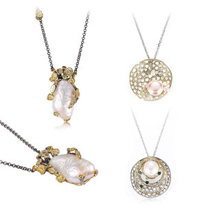 Biru <span class=keywords><strong>Topaz</strong></span> 14 K Emas Disepuh Pohon Merek Desain 925 Sterling Silver Liontin - Product Image 3