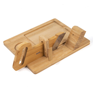 Accessoires Cuisine Bois Saucisse <span class=keywords><strong>Guillotine</strong></span> Bois Bambou Bois Saucisse Trancheuse - Product Image 2