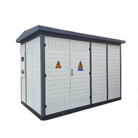 Poste de transformation préfabriqué compact de type coffret triphasé pouvant adopter des transformateurs secs ou immergés dans l'huile