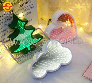 أدى صنع في الصين ضوء اللانهاية شجرة عيد الميلاد ضوء نفق مرآة ضوء