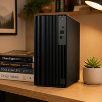 PC Desktop QCT1250 Intel Core I3-14100/8G/512G Komputer Menara Kantor Bisnis