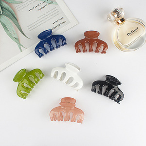 Jelly Style femmes élégant vent cheveux accessoires Simple dos de la tête épingle à cheveux demi-cravate cheveux pince à saisir en gros - Product Image 1