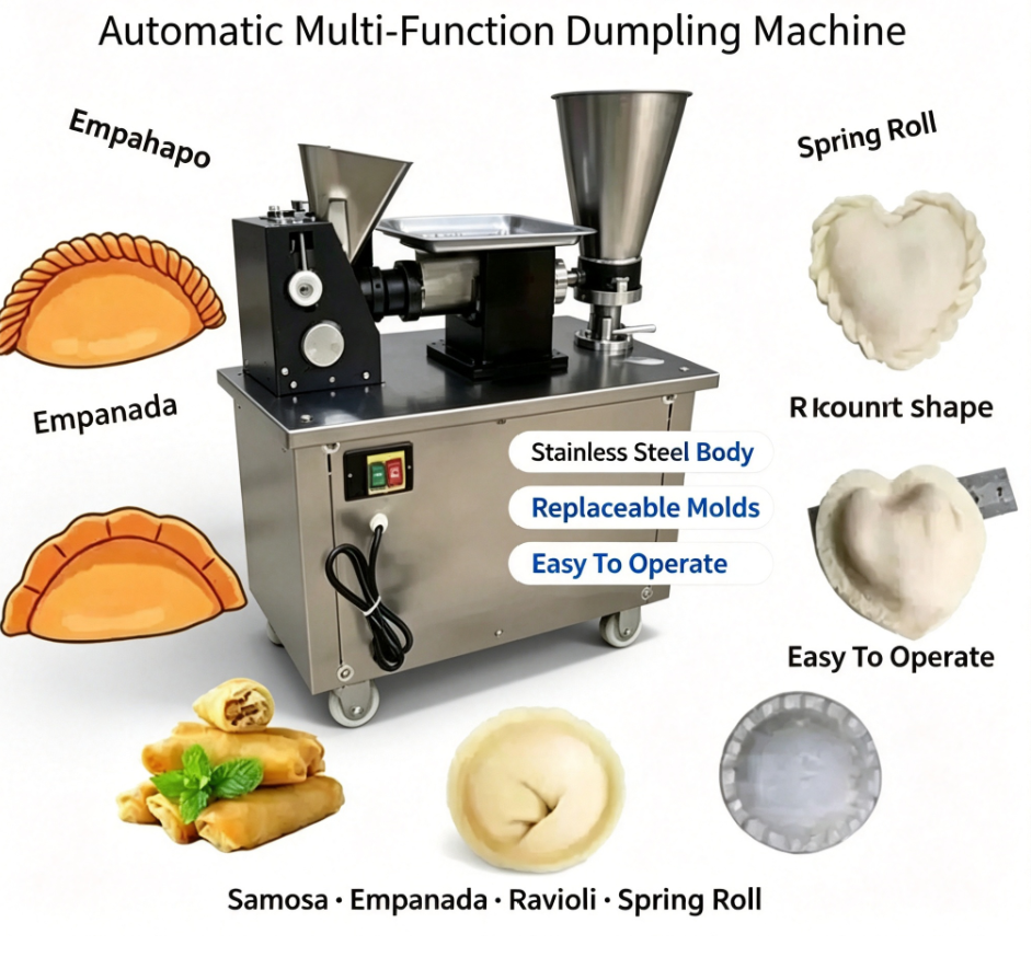 Make Samosa, Empanada, Ravioli & Spring Rolls Automatic Dumpling ...
