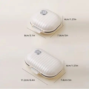 Wholesale 7-Days Pills Medicine Storage Box Weekly <b>Tablet</b> Holder Organizer <b>Container</b> Case Pill Splitters - Product Image 6